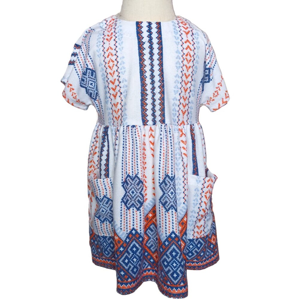 Girls  Spring/Summer dress  hand crafted toddlers dress